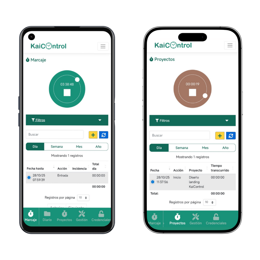 Aplicación KaiControl