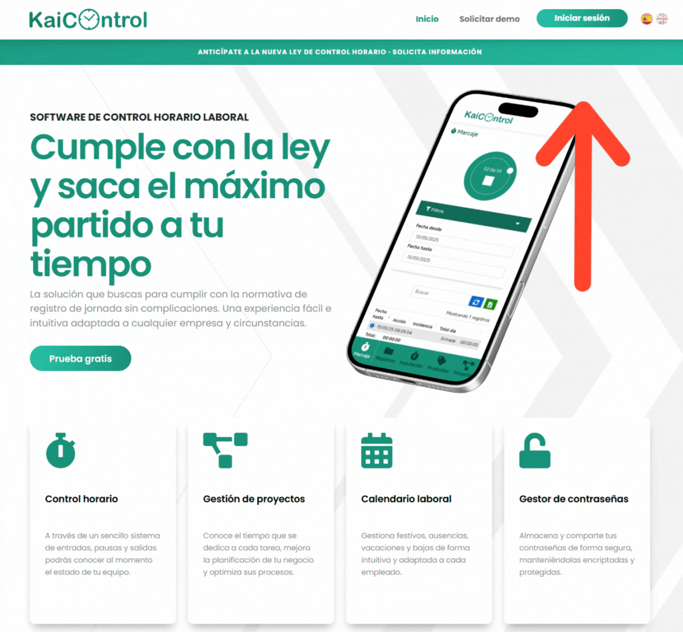 Aplicación KaiControl