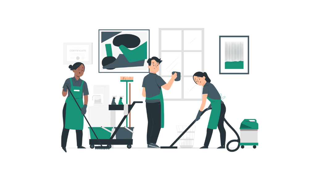 ¿Cómo organizar el control horario en empresas de limpieza?