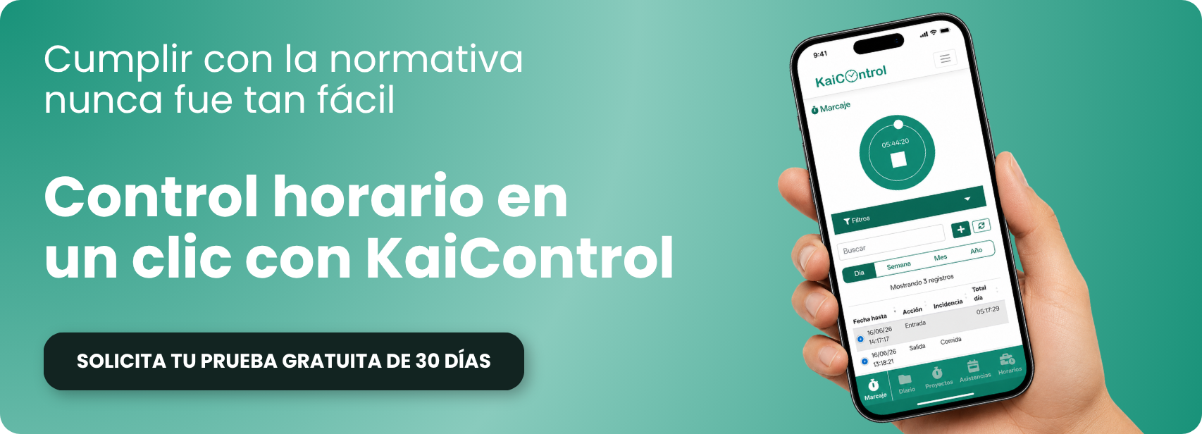 aplicación control horario fácil